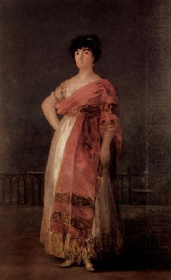 Francisco de Goya La Tirana china oil painting image